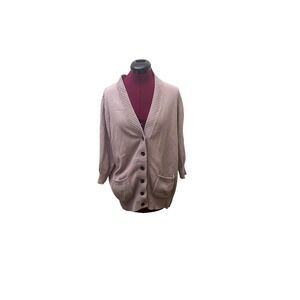 Old navy bohemian button beige cardigan size XL women